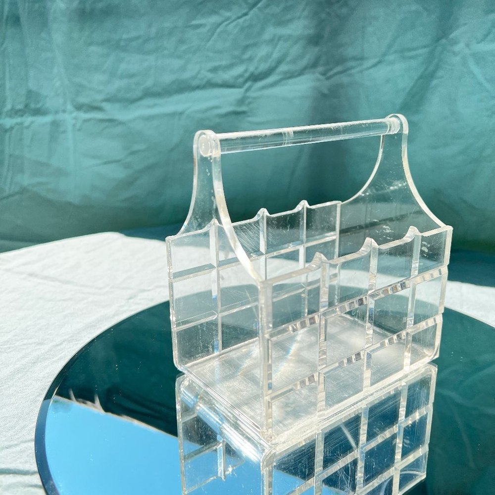 Acrylic Grid Storage Basket